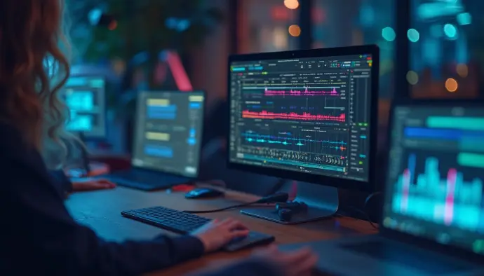 Création de playlists et messages audio sur mesure Création de contenus audio personnalisés sur ordinateur avec interface de mixage